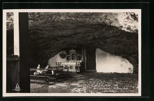 AK Aescher, Inneres der Wildkirchli