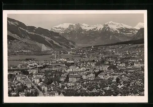 AK Chur, Totalansicht aus der Vogelschau