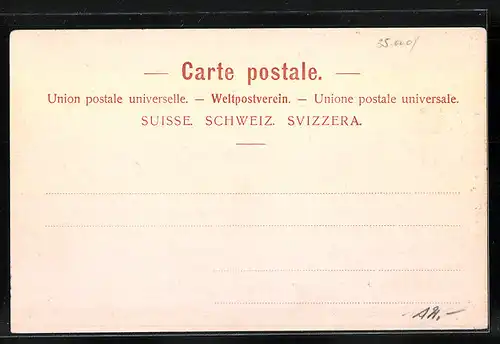 AK Flüelen, Axenstrasse mit Blick zum Ort