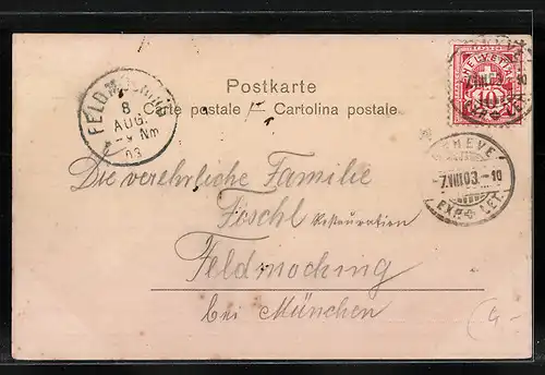 AK Genève, Quai et Pont du Mont Blanc