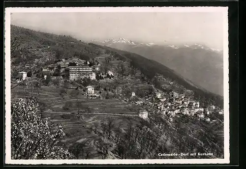 AK Cademario, Dorf mit Kurhaus