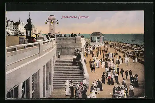 AK Nordseebad Borkum, Strandpromenade