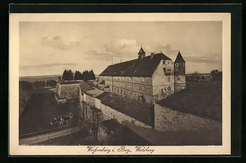 AK Weissenburg i. Bayern, Blick zur Wülzburg