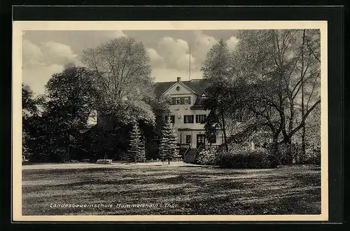 AK Hummelshain in Thür., Landesbauernschule