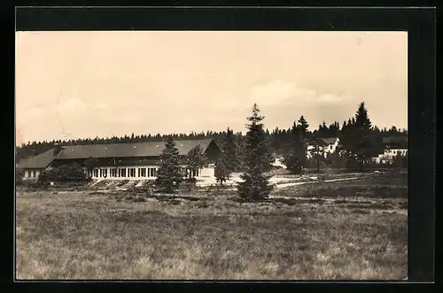 AK Hormersdorf (Erzgeb.), Jugendherberge Adolf Hennecke - Gesamtansicht