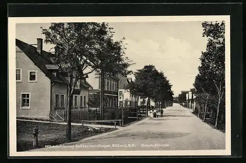 AK Reitzenhain i. Erzgeb., Bahnhofstrasse