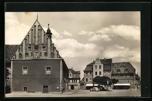 AK Buttstädt (Thür.), Rathaus am Markt