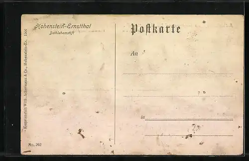 AK Hohenstein-Ernstthal, Bethlehemstift im Hüttengrund