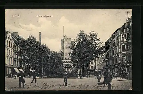AK Cöln a. Rh., Chlodwigplatz