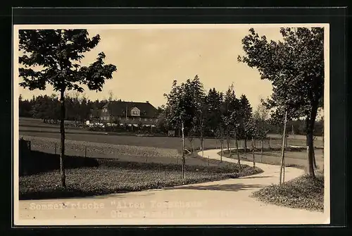 AK Ober-Nassau im Erzgeb., Gasthof Altes Forsthaus