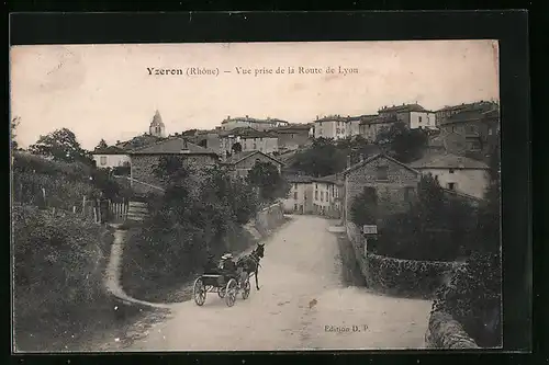 AK Yzeron, Vue prise de la Route de Lyon