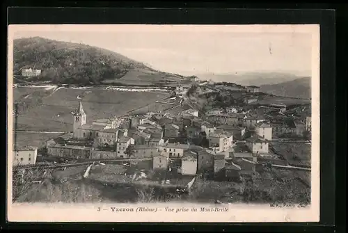 AK Yzeron, Vue prise du Mont-Brulè