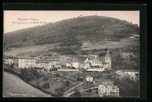 AK Yzeron, Vue gènèrale et le Mont Brulèe