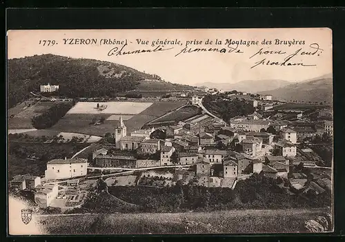 AK Yzeron, Vue gènèrale, prise de la Montagne des Bruyères