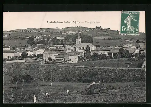 AK St-Laurent-d`Agny, Vue gènèrale