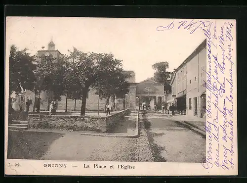 AK Grigny, La Place et l`Eglise