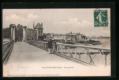 AK Villevert-Neuville, Vue générale