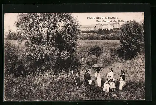 AK Fleurieu-s-Saone, Pensionnat de Bellegarde