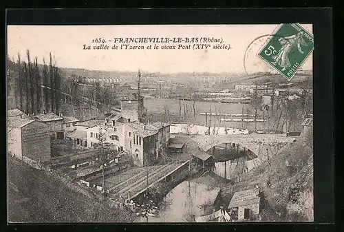 AK Francheville-le-Bas, La vallée de l`Yzeron et le vieux Pont