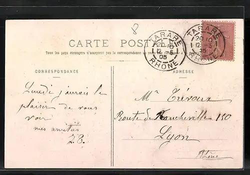 AK Tarare, Rues de la Rèpublique et Anna-Bibert