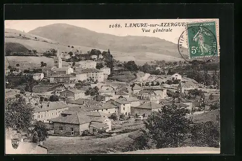 AK Lamure-sur-Azergues, Vue gènèrale