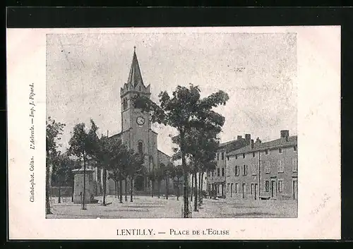 AK Lentilly, Place de L`Èglise