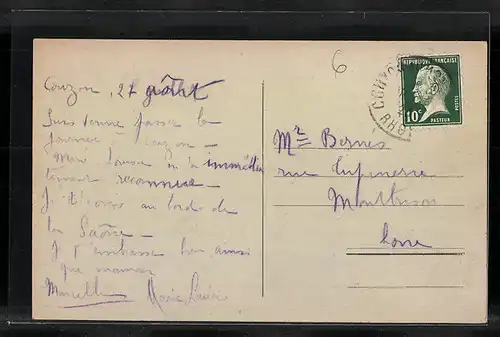 AK Couzon-au-Mont-d`Or, Vue gènèrale