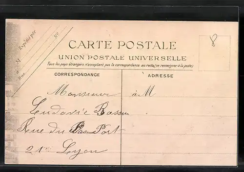 AK Courzieu-la-Gèraudière, Vue gènèrale