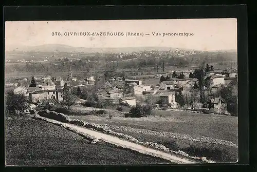 AK Civrieux-D`Azergues, Vue panoramique