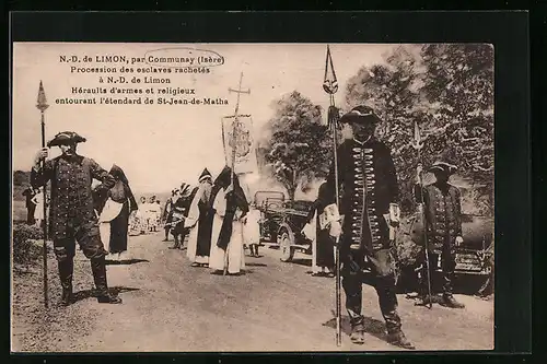 AK Communay, Procession des esclaves rachetès à N.-D. Limon