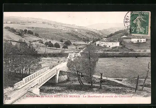 AK Sain-Bel-Les-Mines, Le Martinet et route de Chevinay