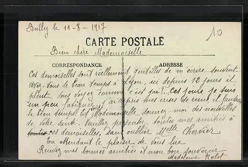 AK Savigny, Vue gènèrale au matin