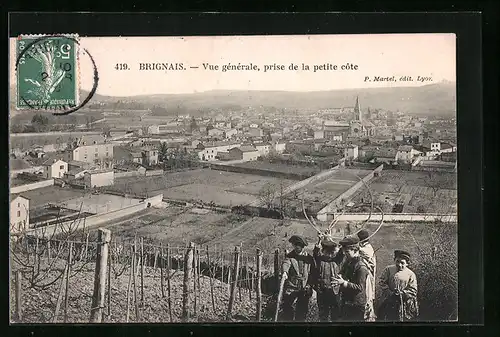 AK Brignais, Vue gènèrale, prise de la petite cote