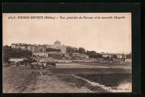 AK Pierre-Bènite, Vue gènèrale du Perron et la nouvelle Chapelle