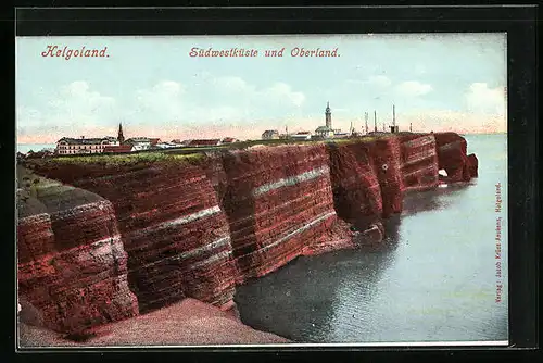 AK Helgoland, Südwestküste und Oberland