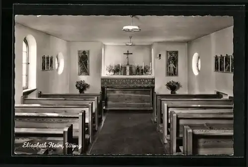 AK Utting am Ammersee, Hauskapelle im Elisabeth-Heim
