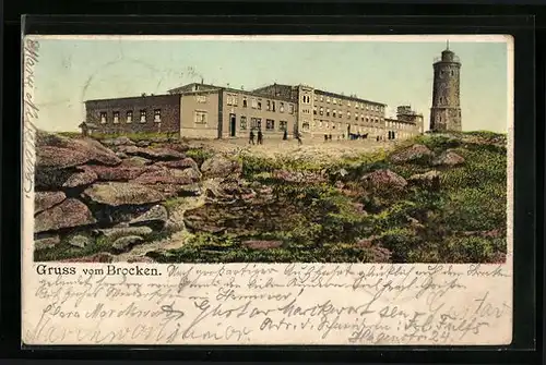 AK Brocken, Hotel und Aussichtsturm