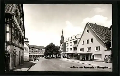 AK Heubach am Rosenstein, Marktplatz