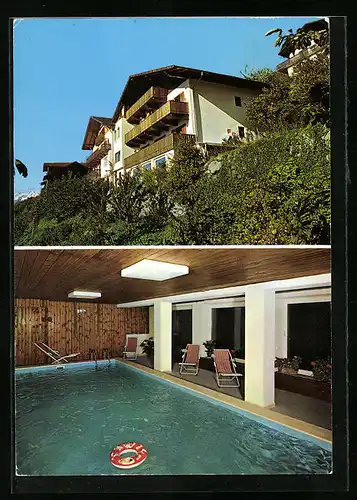 AK Vellau-Algund bei Meran, Hotel Vellauer Hof, Schwimmbad