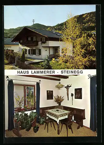 AK Steinegg bei Bozen, Pension Haus Lammerer, Innenansicht