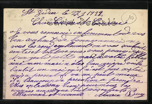 AK St-Didier-au-Mont-d`Or, Entrée de la Villa Bon-Accueil