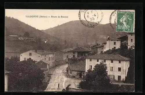 AK Valsonne, Route de Roanne