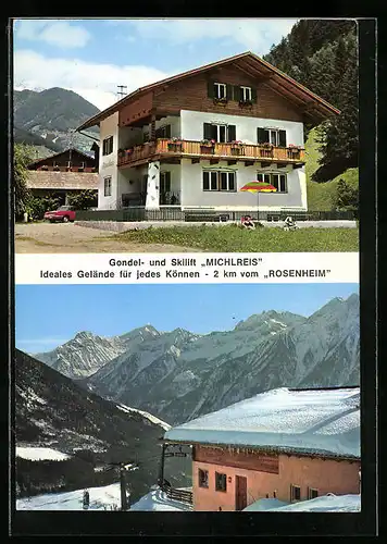 AK Luttach, Pension Rosenheim, Gondel- und Skilift Michlreis