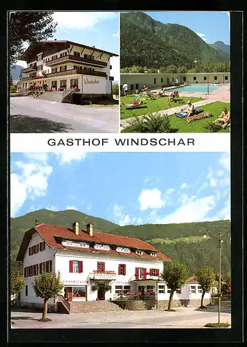 AK Gais bei Bruneck, Gasthof und Dependance Windschar, Schwimmbecken
