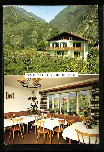 AK Naturns, Pension Gaulbach-Hof, Tschirland, Innenansicht