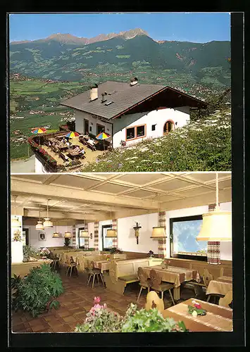 AK Marling bei Meran, Pension Senn am Egg, Felixweg 21, Innenansicht