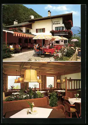 AK Marling bei Meran, Gsthof Waalheim, Innenansicht