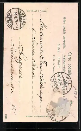 AK Altdorf, Turm und Hotel Löwen