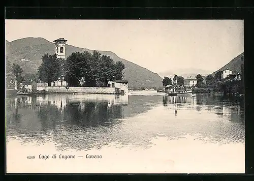AK Lavena, Ortspartie am Lago di Lugano