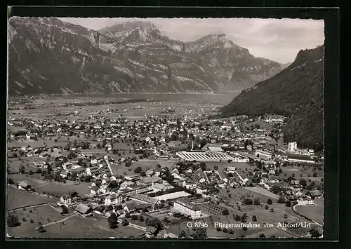 AK Altdorf, Totalansicht vom Flugzeug aus